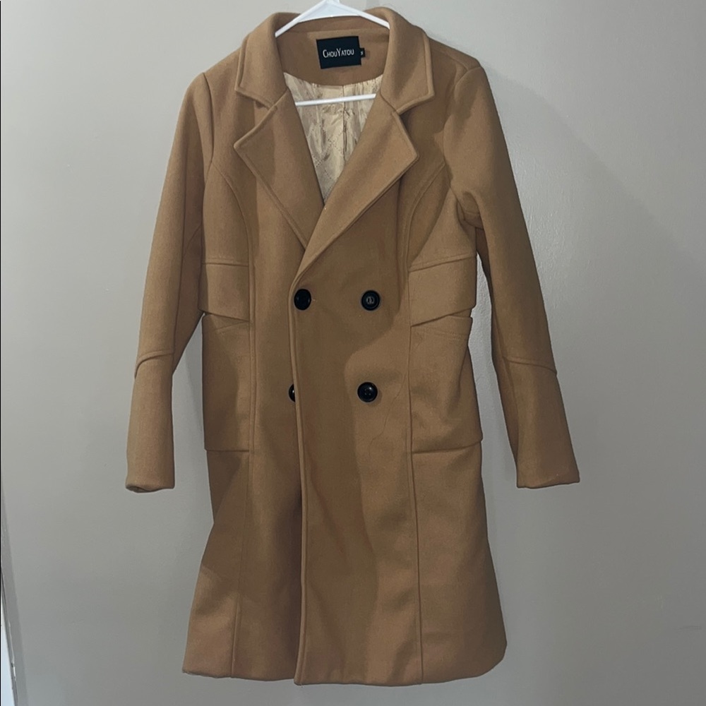 Women's Tan dress coat